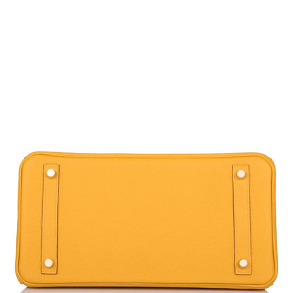 Hermes Birkin 30 Jaune Ambre Togo Gold Hardware