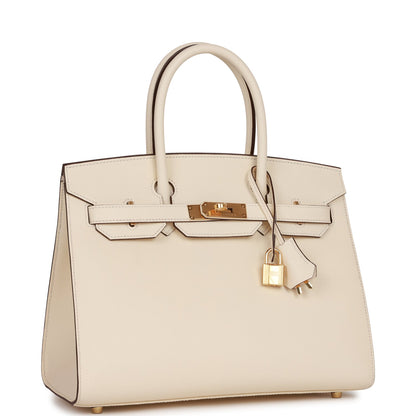 Hermes Birkin 30 Sellier Nata Epsom Gold Hardware - Exchange for NN