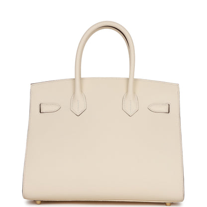 Hermes Birkin 30 Sellier Nata Epsom Gold Hardware - Exchange for NN
