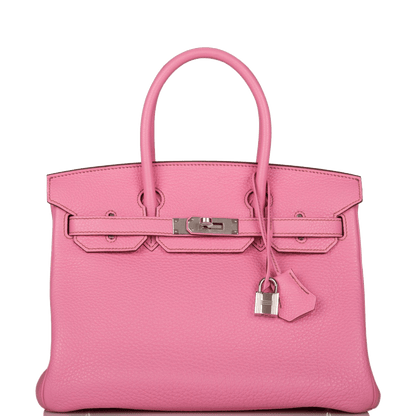 Hermes Birkin 30 Bubblegum Togo Palladium Hardware