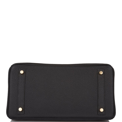 Hermes Birkin 30 Black Togo Gold Hardware