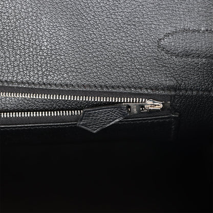 Hermes Birkin 35 Black Epsom Palladium Hardware