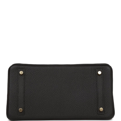 Hermes Birkin 30 Black Togo Gold Hardware