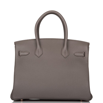 Hermes Birkin 30 Etain Togo Rose Gold Hardware