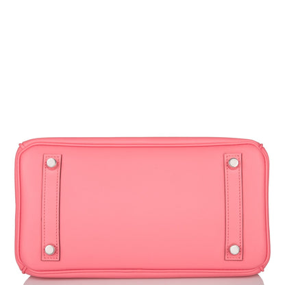 Hermes Birkin 25 Rose D'Ete Swift Palladium Hardware