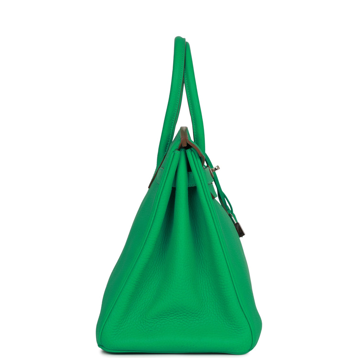 Hermes Birkin 35 Menthe Clemence Palladium Hardware
