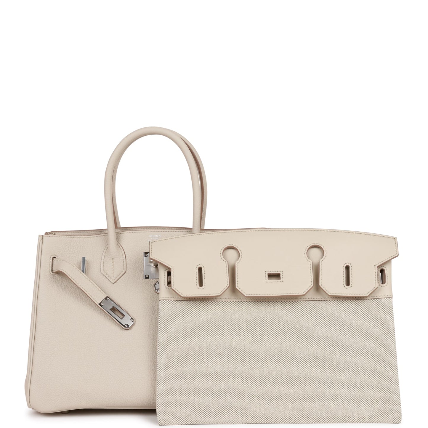 Hermes Birkin 30 Beton Togo and Swift Palladium Hardware