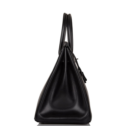 Hermes Birkin 35cm  SO Black Box Black Hardware