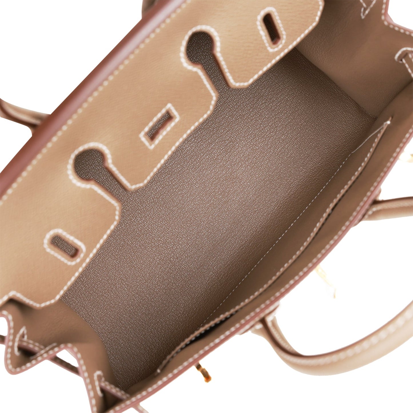 Hermes Birkin 25 Sellier Etoupe Epsom Gold Hardware