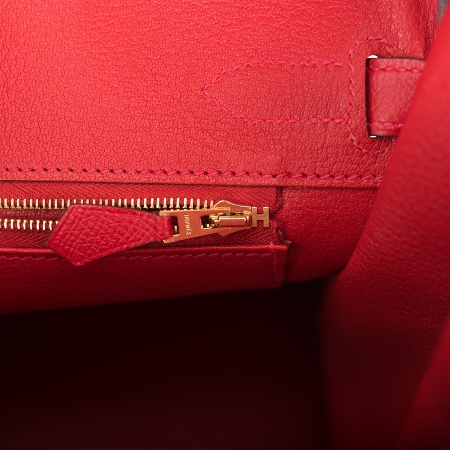 Hermes Birkin 30 Rouge Casaque Epsom Gold Hardware