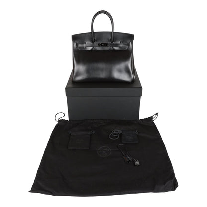 Hermes Birkin 35 SO BLACK Box Black Hardware