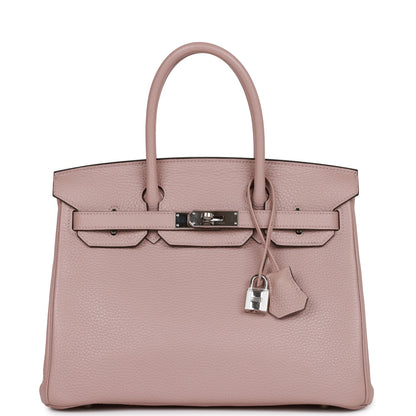 Hermes Birkin 30 Glycine Clemence Palladium Hardware