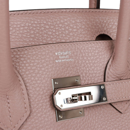 Hermes Birkin 30 Glycine Clemence Palladium Hardware