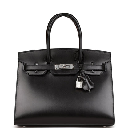 Hermes Birkin 30 Sellier Black Box Palladium Hardware