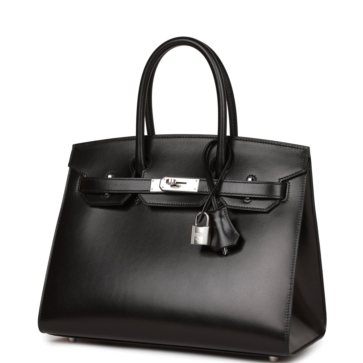 Hermes Birkin 30 Sellier Black Box Palladium Hardware