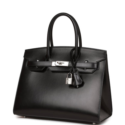 Hermes Birkin 30 Sellier Black Box Palladium Hardware