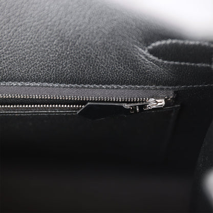 Hermes Birkin 30 Sellier Black Box Palladium Hardware