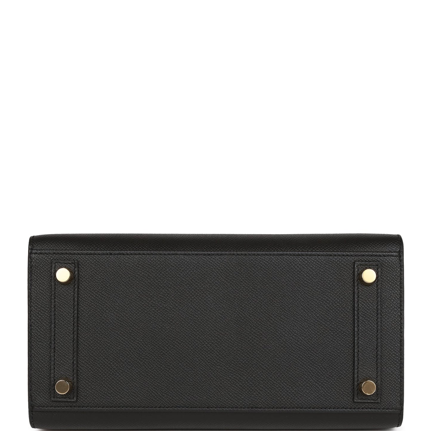 Hermes Birkin 25 Sellier Black Epsom Gold Hardware