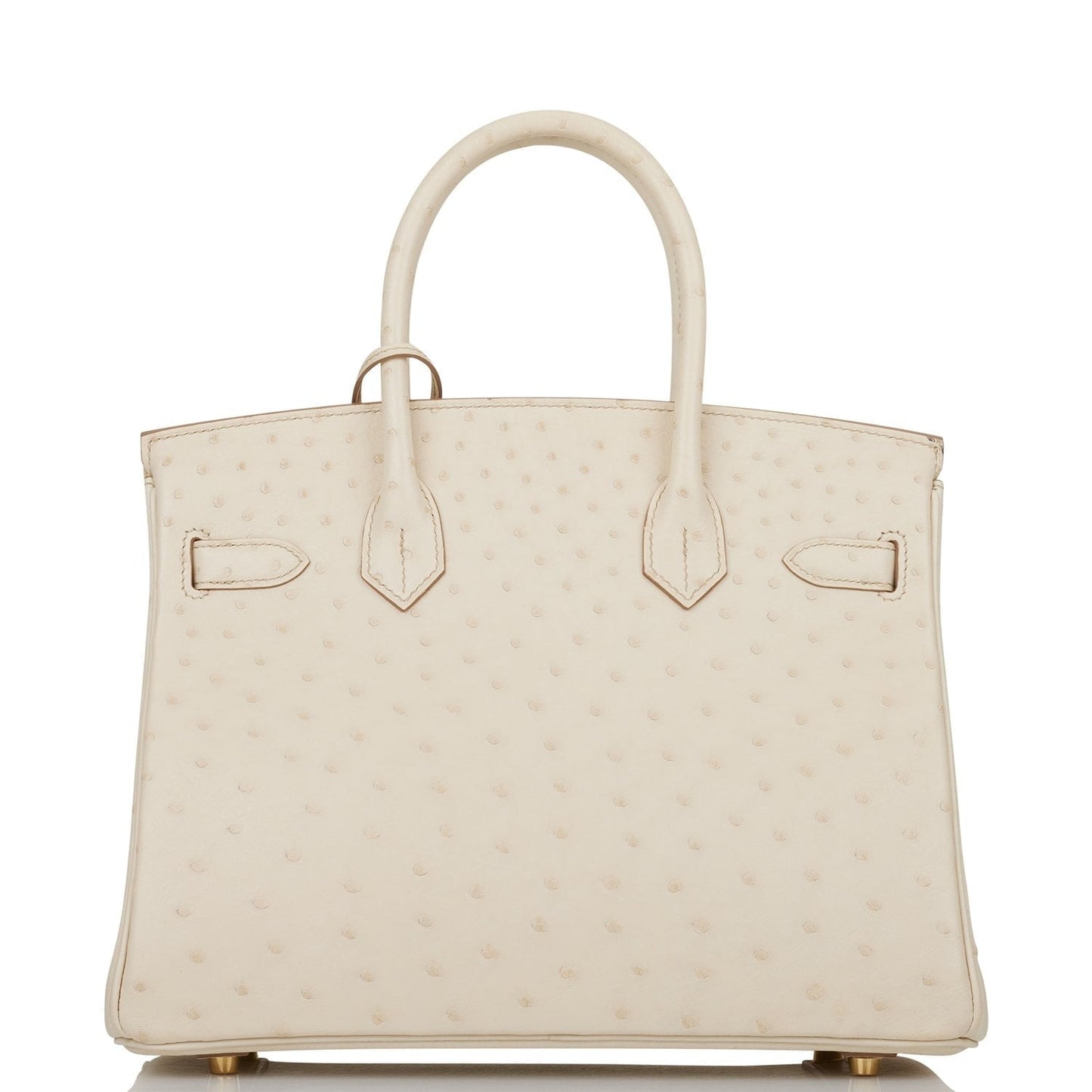 Hermes Birkin 30 Beton Ostrich Gold Hardware