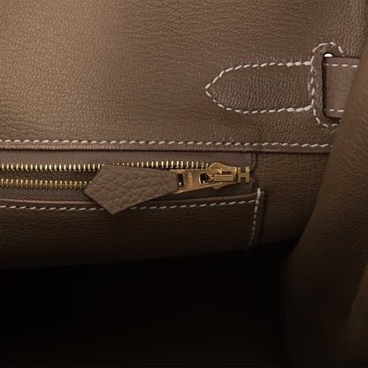 Hermes Birkin 30 Etoupe Togo Gold Hardware