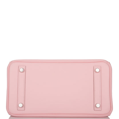 Hermes Birkin 25 Rose Sakura Swift Palladium Hardware