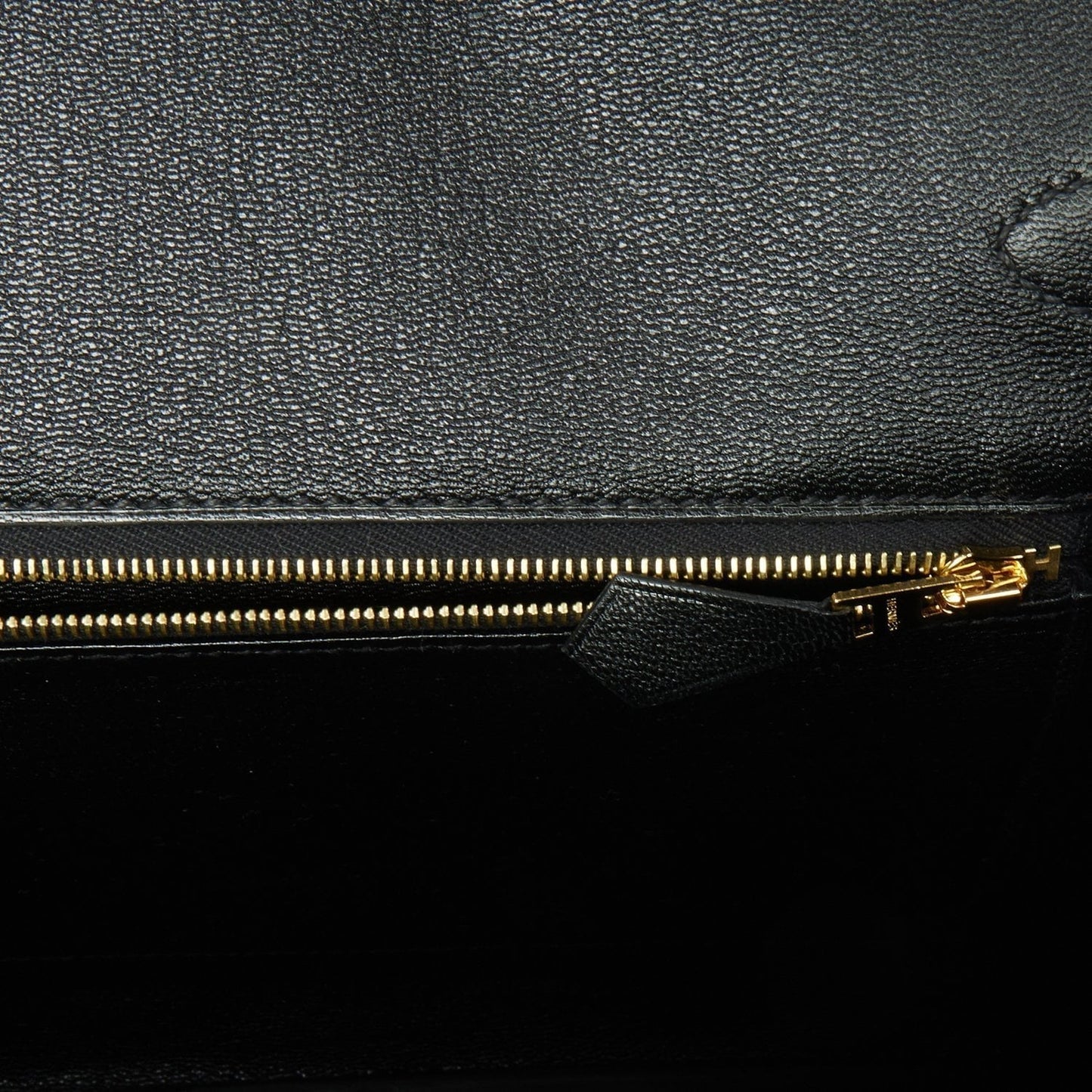 Hermes Birkin 35 Black Shiny Porosus Crocodile Gold Hardware