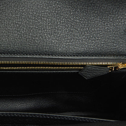 Hermes Birkin 35 Black Togo Gold Hardware