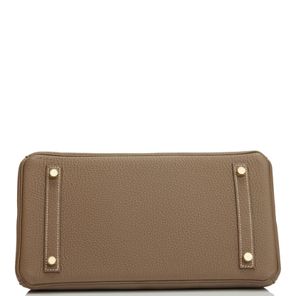 Hermes Birkin 30 Etoupe Togo Gold Hardware