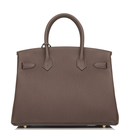 Hermes Birkin 30 Ebene Togo Gold Hardware