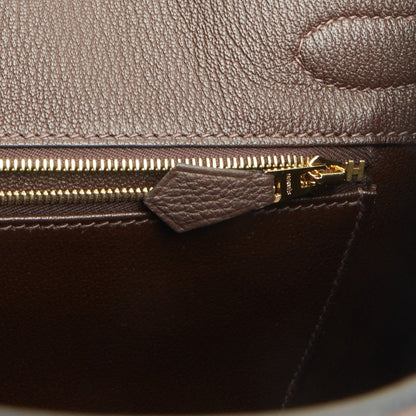 Hermes Birkin 30 Ebene Togo Gold Hardware