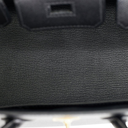 Hermes Birkin 25 Sellier Black Madame Gold Hardware