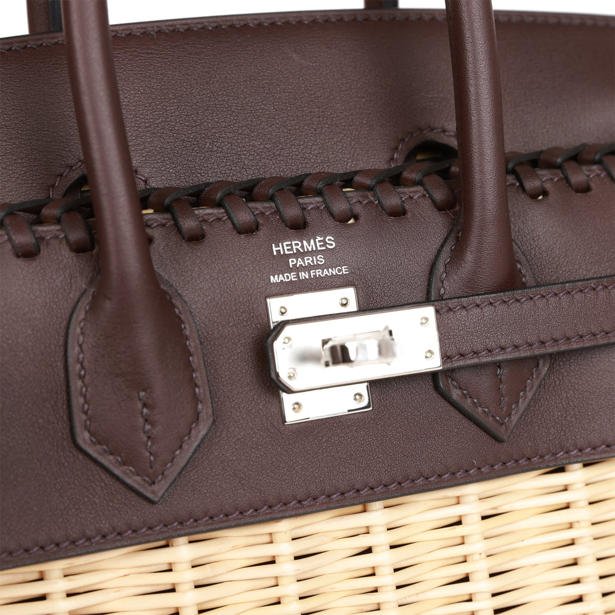 Hermes Picnic Birkin 25 Rouge Sellier Swift Palladium Hardware