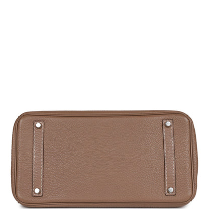 Hermes Birkin 35 Etoupe Togo Palladium Hardware