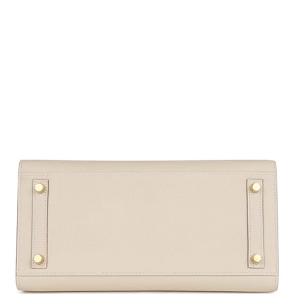 Hermes Birkin 30 Sellier Craie Epsom Gold Hardware