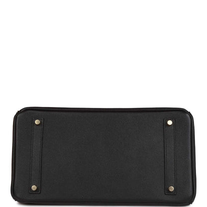 Hermes Birkin 35 Black Epsom Gold Hardware
