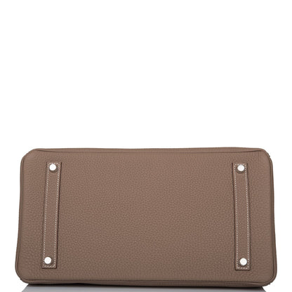 Hermes Birkin 35 Etoupe Togo Palladium Hardware