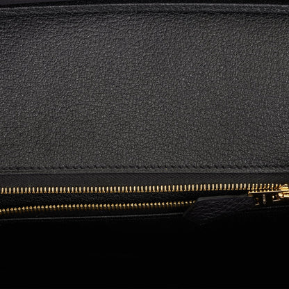 Hermes Birkin 25 Black Togo Gold Hardware
