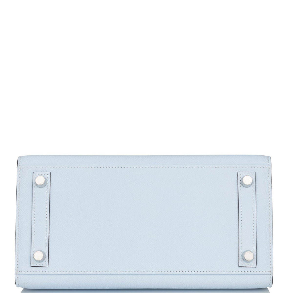 Hermes Birkin Sellier 25 Bleu Brume Epsom Palladium Hardware