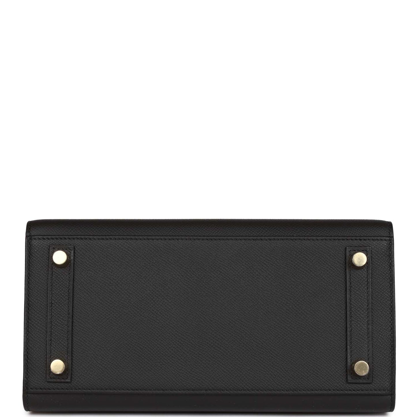 Hermes Birkin 25 Sellier Black Epsom Gold Hardware