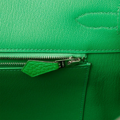 Hermes Birkin 35 Bambou Clemence Palladium Hardware