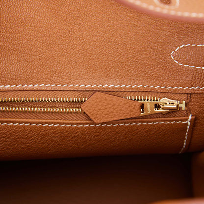 Hermes Birkin 25 Gold Togo Gold Hardware