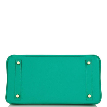 Hermes Birkin 30 Vert Jade Epsom Gold Hardware