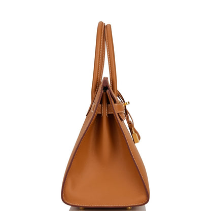 Hermes Birkin 30 Sellier Gold Epsom Gold Hardware