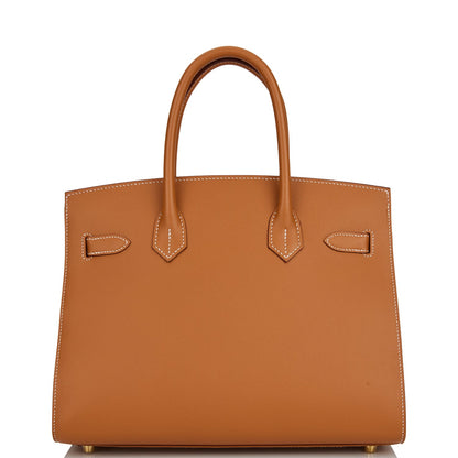 Hermes Birkin 30 Sellier Gold Epsom Gold Hardware