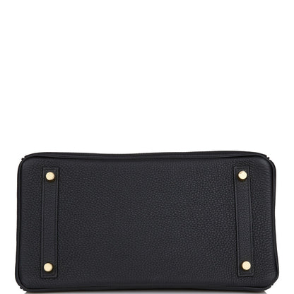 Hermes Birkin 30 Black Togo Gold Hardware