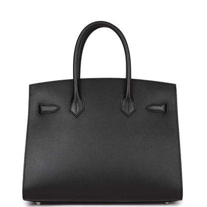 Hermes Birkin 30 Sellier Black Madame Palladium Hardware