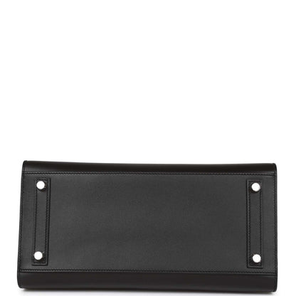 Hermes Birkin 30 Sellier Black Madame Palladium Hardware