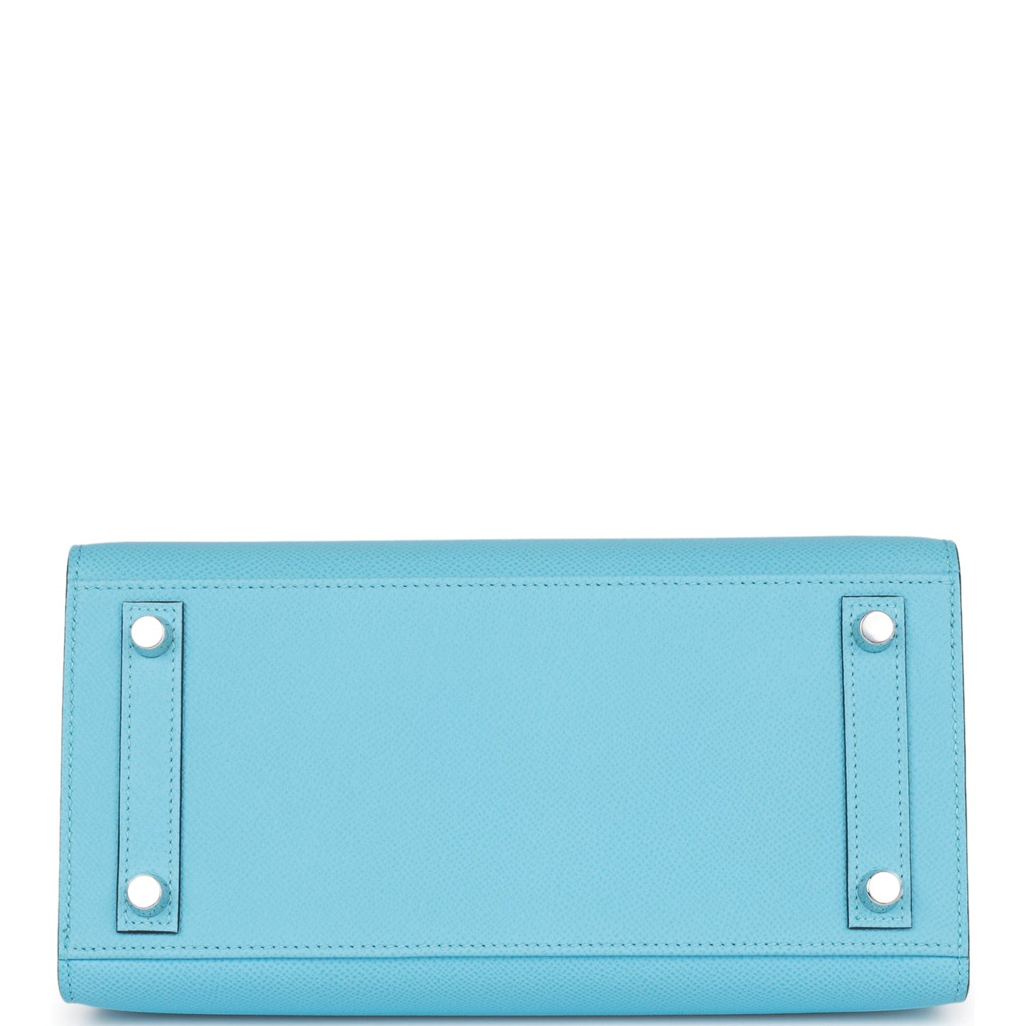 Hermes Birkin 25 Sellier Celeste Epsom Palladium Hardware