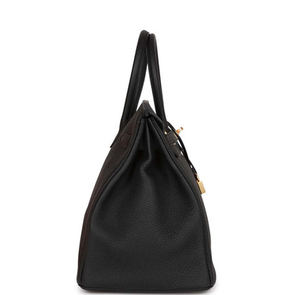 Hermes Birkin 35 Black Togo Gold Hardware