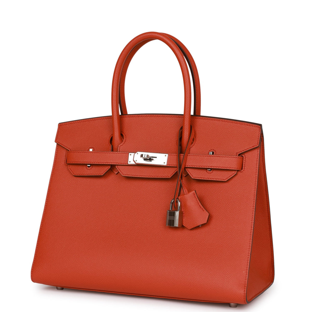 Hermes Birkin 30 Sellier Terre Battue Epsom Palladium Hardware